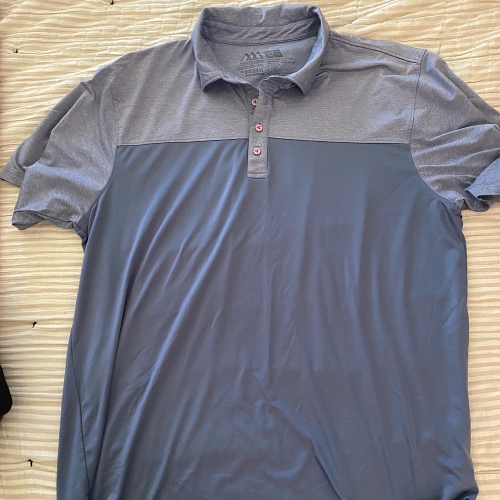 Matte Grey golf shirt
